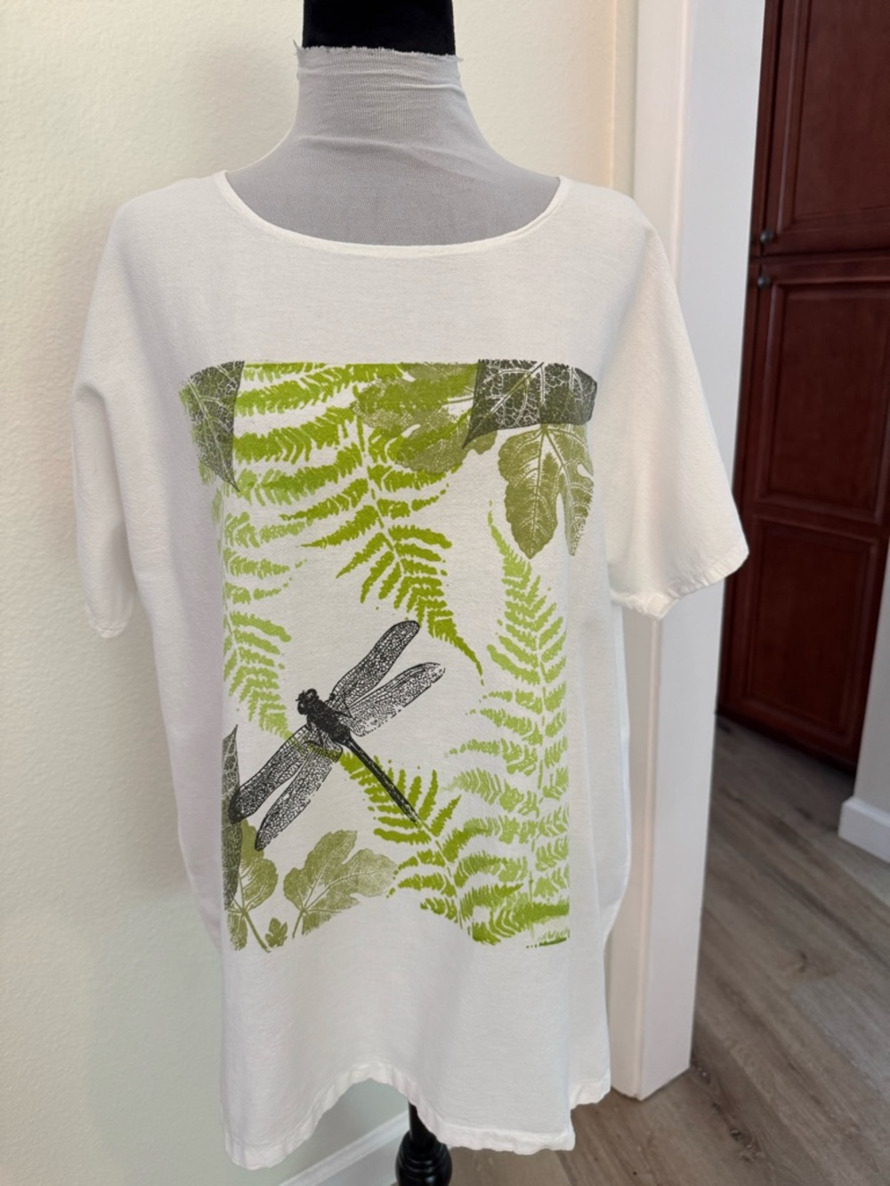 Cottonseed Casual Wear White 100% Cotton Top in Large